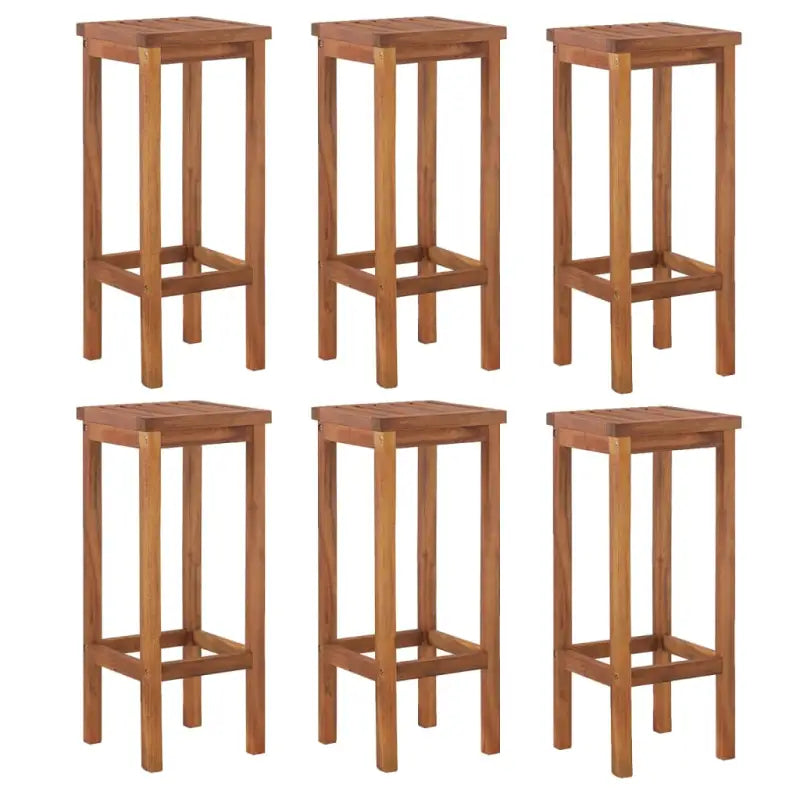 Houten tuinbarset met massief acaciahout en stevig tafelblad - Tuinsets