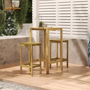 Houten Tuinbarset voor Gezelligheid en Ontspanning - 60 x 60 x 110 cm (tafel) - Tuinsets