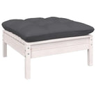 Houten tuinmeubelset van massief grenenhout met comfortabele rug- en zijkussen - Tuinsets