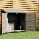 Houten Tuinschuur van Massief Vurenhout voor Buitenruimte - Antraciet / 102 x 52 x 112 cm / 1 - Tuinhuizen