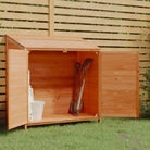 Houten Tuinschuur van Massief Vurenhout voor Buitenruimte - Bruin / 102 x 52 x 112 cm / 1 - Tuinhuizen