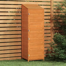 Houten Tuinschuur van Massief Vurenhout voor Buitenruimte - Bruin / 55 x 52 x 174.5 cm / 1 - Tuinhuizen