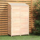 Houten Tuinschuur van Massief Vurenhout voor Buitenruimte - Naturel / 102 x 52 x 174.5 cm / 1 - Tuinhuizen