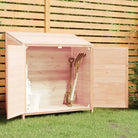 Houten Tuinschuur van Massief Vurenhout voor Buitenruimte - Naturel / 102 x 52 x 112 cm / 1 - Tuinhuizen