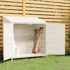 Houten Tuinschuur van Massief Vurenhout voor Buitenruimte - Wit / 102 x 52 x 112 cm / 1 - Tuinhuizen