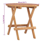 Houten tuinset met fijn geschuurd teakhout en afmetingen voor tafel en stoel - Tuinsets