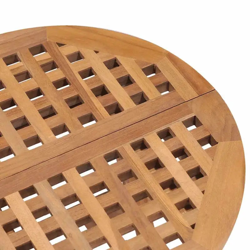 Houten tuinset met fijn geschuurd teakhout en afmetingen voor tafel en stoel - Tuinsets