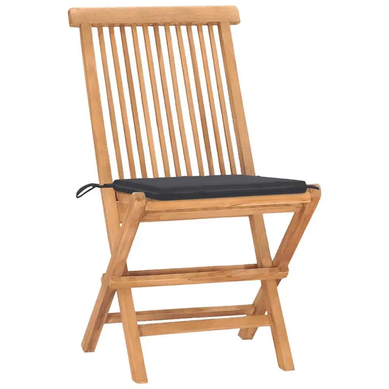 Houten tuinset met fijn geschuurd teakhout en afmetingen voor tafel en stoel - Tuinsets