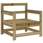 Houten tuinset met geïmpregneerd grenenhout en voetenbank salontafel - Tuinsets