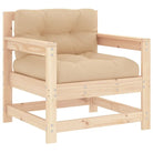 Houten tuinset met massief grenenhout en voetenbank salontafel - Tuinsets