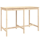 Houten tuinset met massief grenenhout voor gezellige buitenmomenten - Tuinsets