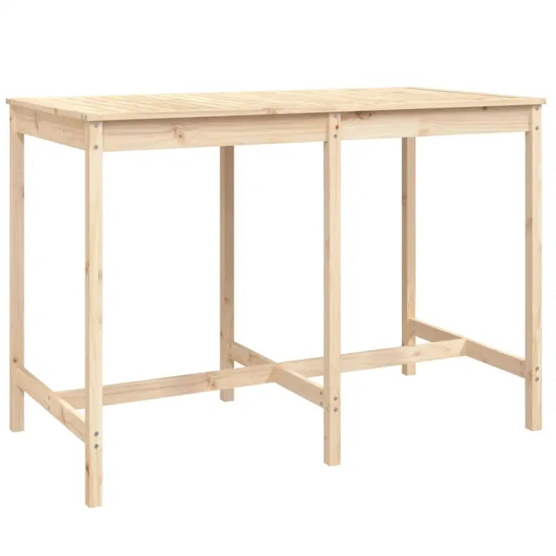 Houten tuinset met massief grenenhout voor gezellige buitenmomenten - Tuinsets