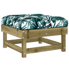 Houten Tuinset met voetenbank en salontafel voor gezellige buitenruimte - Tuinsets