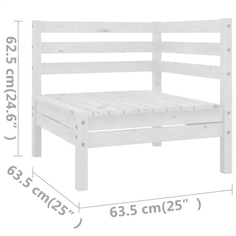 Houten Tuinset met Voetenbank en Tafel voor Ontspanning en Gezelligheid - Tuinsets