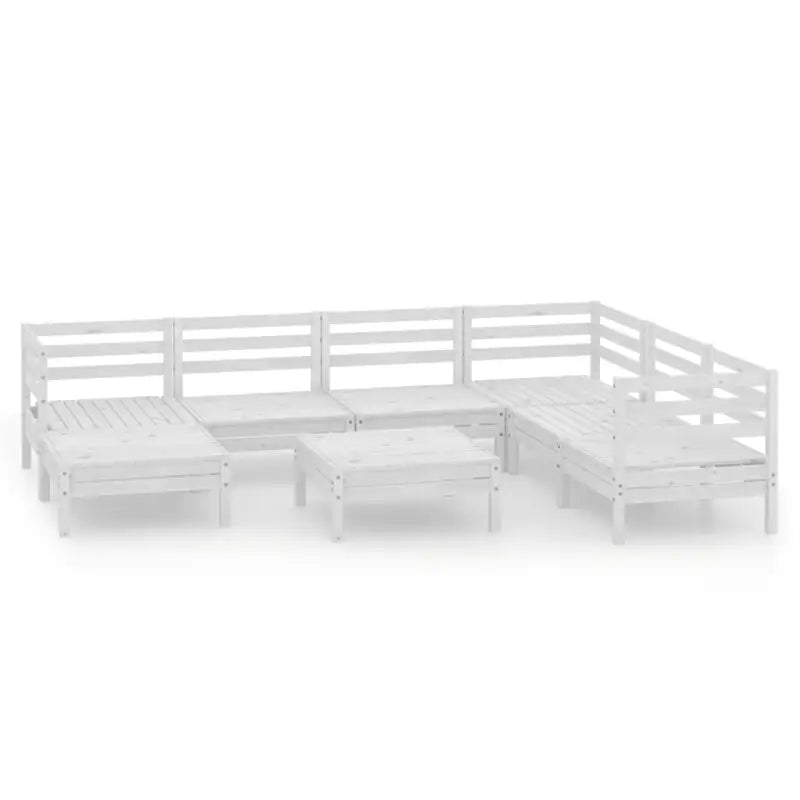 Houten Tuinset met Voetenbank en Tafel voor Ontspanning en Gezelligheid - Tuinsets