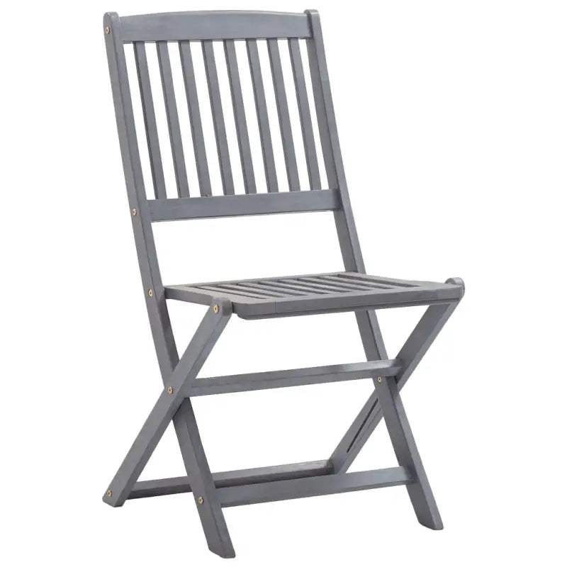 Houten tuinset van massief acaciahout met greywash afwerking - Tuinsets