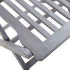 Houten tuinset van massief acaciahout met greywash afwerking - Tuinsets