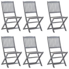 Houten tuinset van massief acaciahout met greywash afwerking - Tuinsets