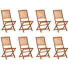 Houten tuinset van massief acaciahout met olieafwerking en afmetingen - Tuinsets