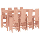 Houten tuinset van massief douglashout voor ontspanning in de tuin - Tuinsets
