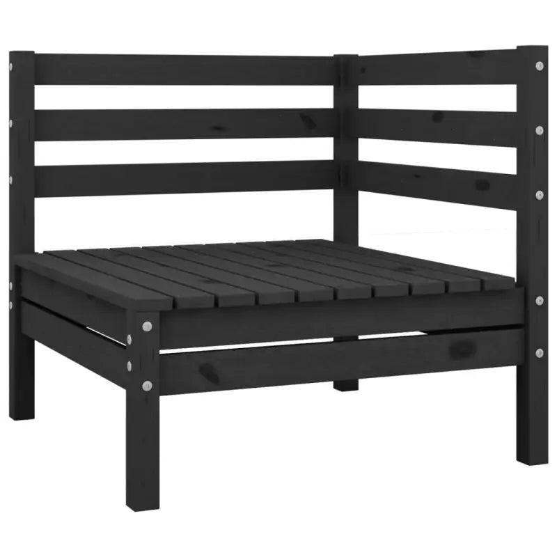 Houten tuinset van massief grenenhout met tafel en voetenbank - Tuinsets
