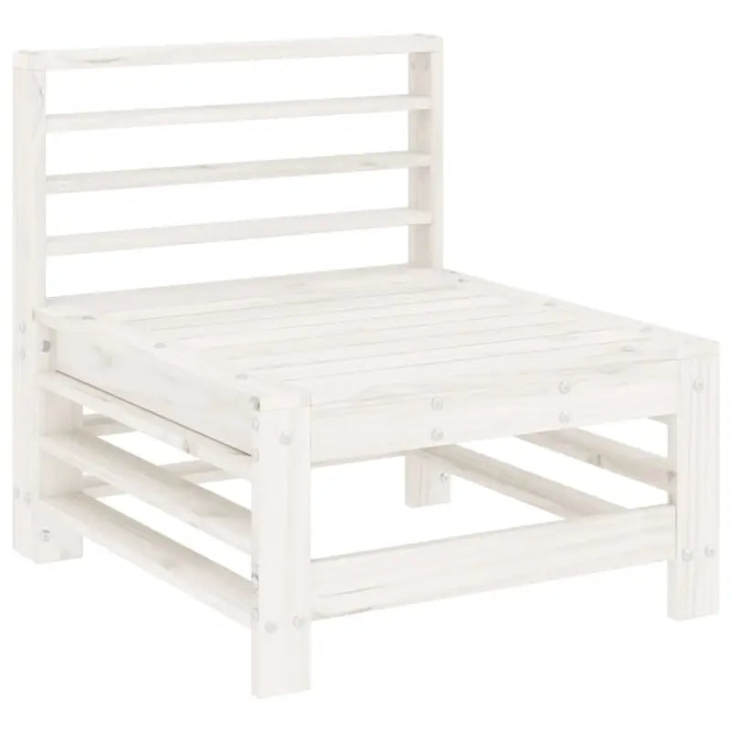 Houten tuinset van massief grenenhout met voetenbank en salontafel - Tuinsets