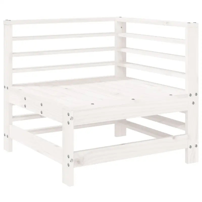 Houten tuinset van massief grenenhout met voetenbank en salontafel - Tuinsets