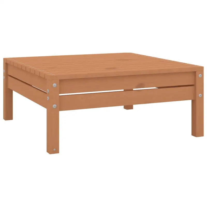 Houten tuinset van massief grenenhout met voetenbank en tafel - Tuinsets