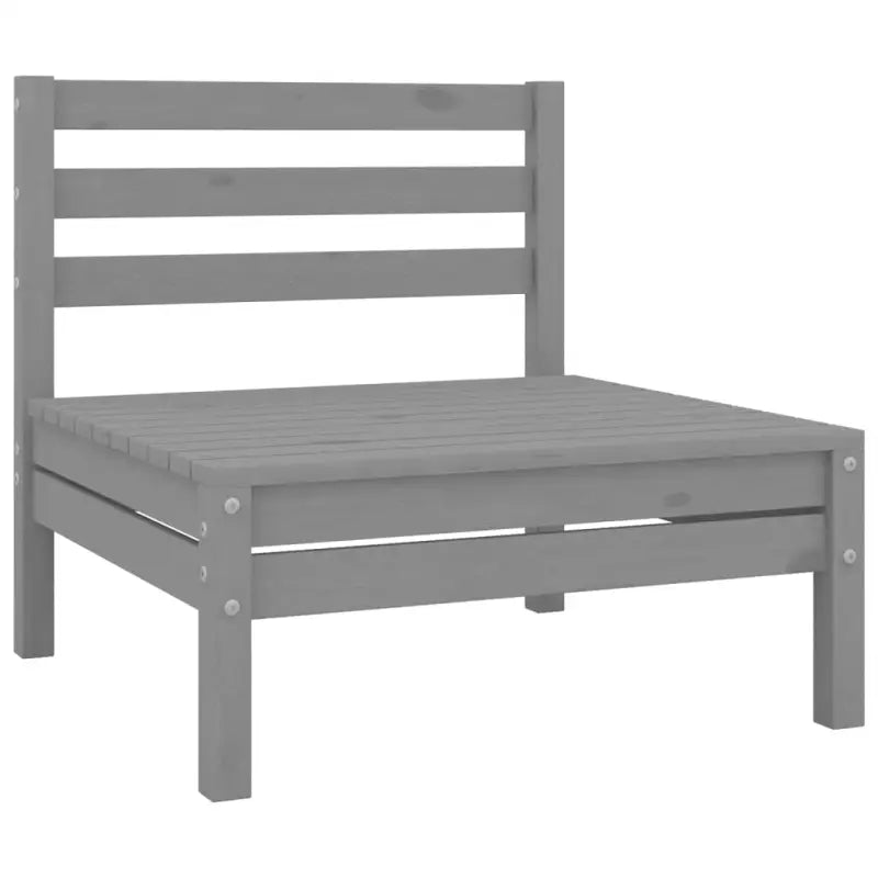 Houten tuinset van massief grenenhout met voetenbank en tafel - Tuinsets