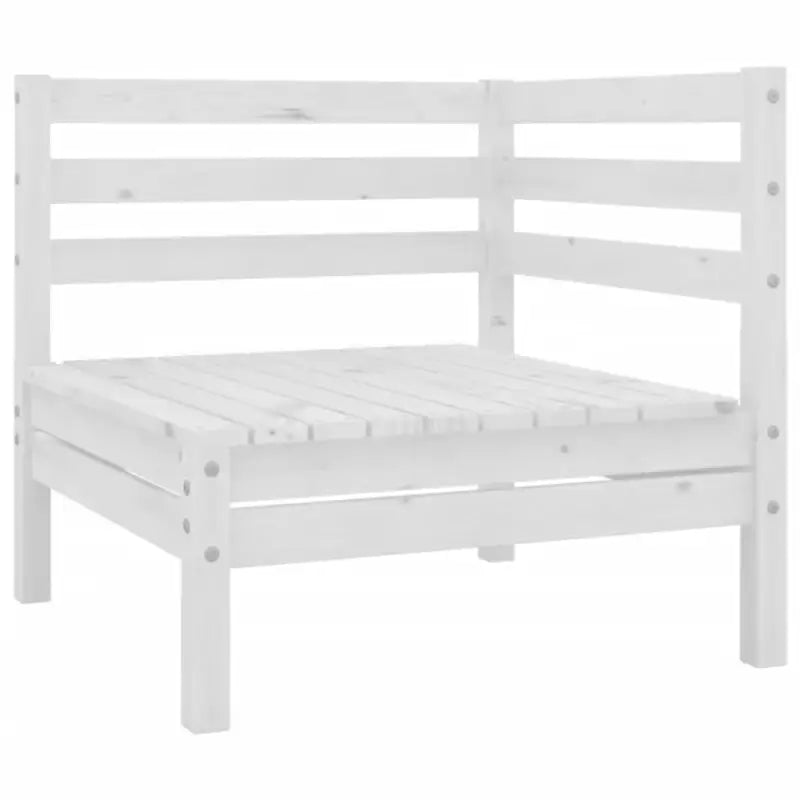 Houten tuinset van massief grenenhout met voetenbank en tafel - Tuinsets
