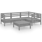 Houten tuinset van massief grenenhout met voetenbank en tafel - Tuinsets