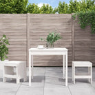 Houten Tuinset van Massief Grenenhout voor Gezellig Buitenplezier - Wit grenenhout - Tuinsets