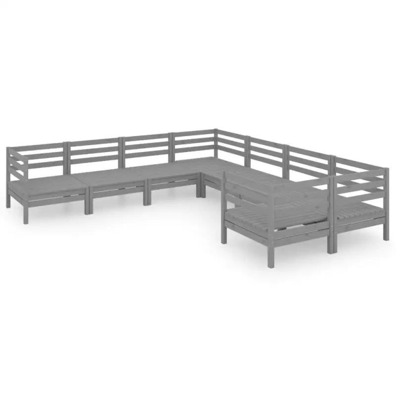 Houten tuinset van massief grenenhout voor ontspanning en gezelligheid - Tuinsets