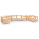 Houten tuinset van massief grenenhout voor ontspanning en gezelligheid - Tuinsets