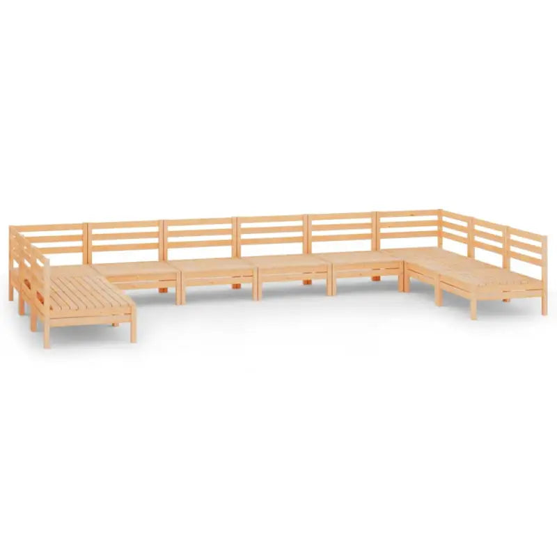 Houten tuinset van massief grenenhout voor ontspanning en gezelligheid - Tuinsets