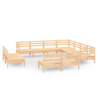 Houten tuinset van massief grenenhout voor ontspanning en samenzijn - Tuinsets