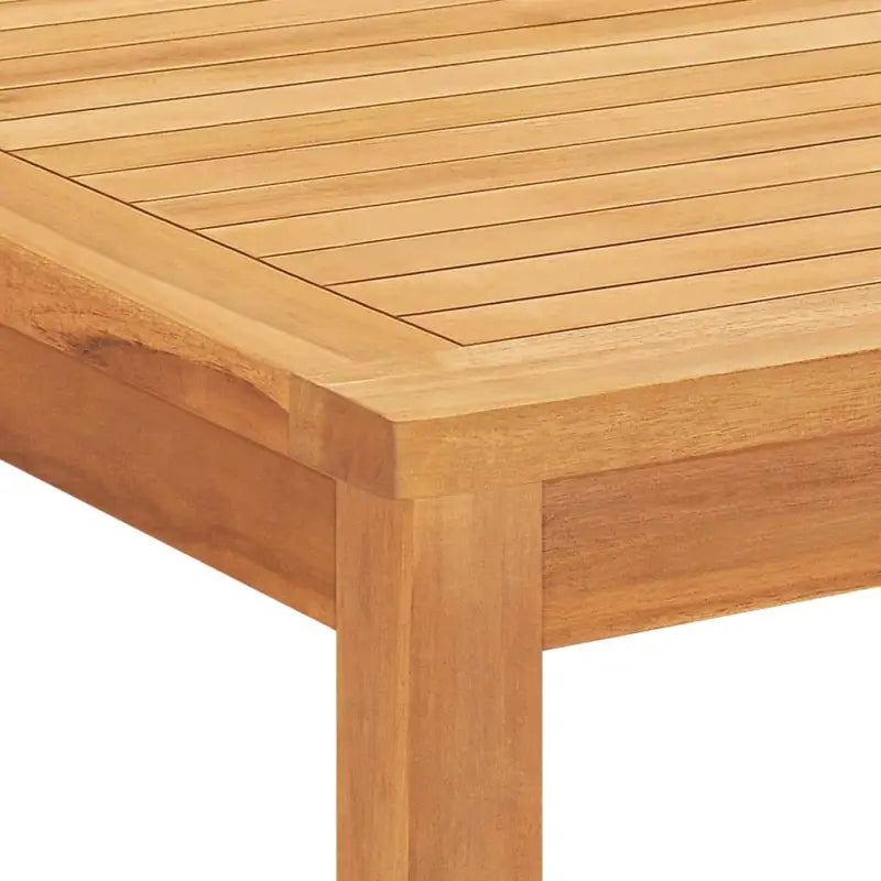 Houten tuinset van massief teakhout fijn geschuurd eenvoudig schoon - Tuinsets