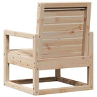 Houten tuinstoel van massief grenenhout voor in de tuin of op het terras - Tuinstoelen