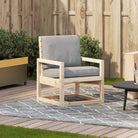 Houten tuinstoel van massief grenenhout voor in de tuin of op het terras - Tuinstoelen
