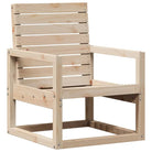 Houten tuinstoel van massief grenenhout voor in de tuin of op het terras - Tuinstoelen