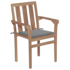 Houten tuinstoelen set met hard teakhout en fijn geschuurde afwerking - Tuinstoelen
