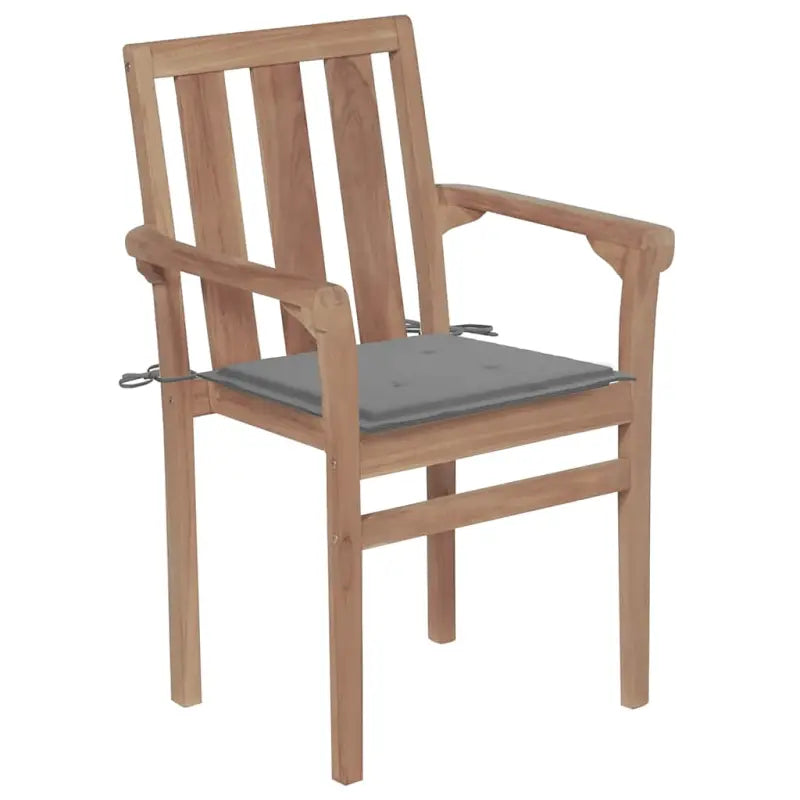 Houten tuinstoelen set met hard teakhout en fijn geschuurde afwerking - Tuinstoelen