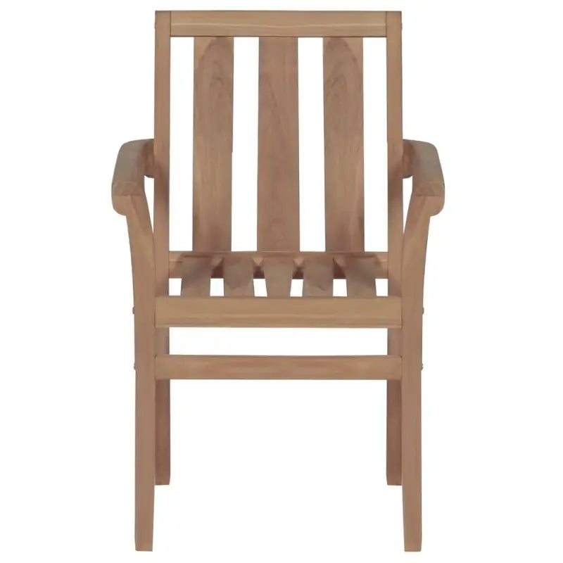 Houten tuinstoelen set van fijn geschuurd hard teakhout - Tuinstoelen
