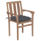 Houten tuinstoelen set van fijn geschuurd hard teakhout - Tuinstoelen