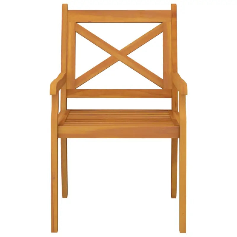 Houten tuinstoelen van massief acaciahout voor buitengebruik - Tuinstoelen