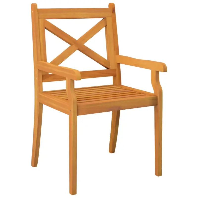 Houten tuinstoelen van massief acaciahout voor buitengebruik - Tuinstoelen