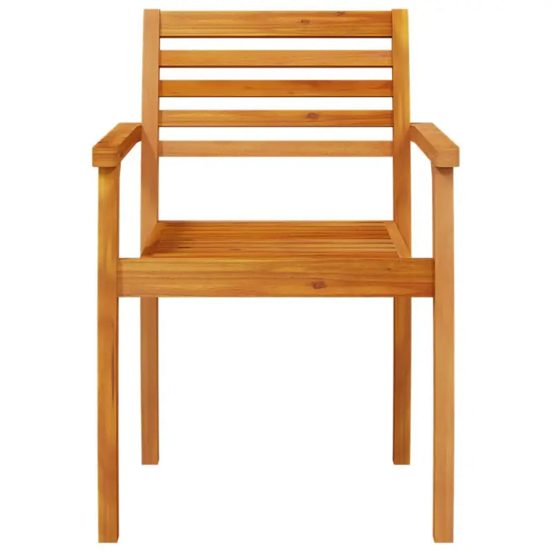 Houten tuinstoelen van massief acaciahout voor tuin en terras - Tuinstoelen