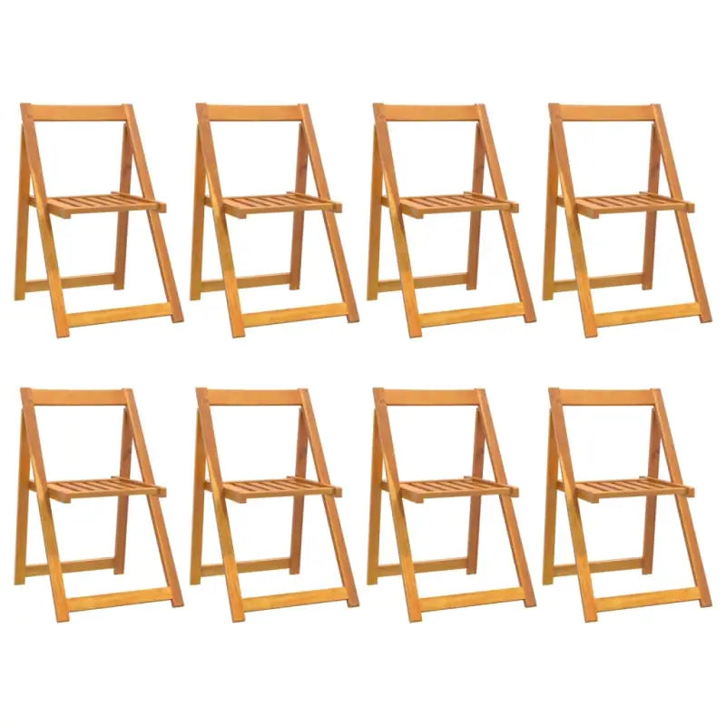 Houten tuinstoelen van massief acaciahout voor tuin of terras - Tuinstoelen