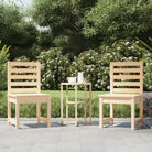 Houten tuinstoelen van massief grenenhout voor comfortabel buitengebruik - Natuurlijk grenenhout / 50 x 48 x 91.5 cm