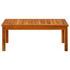 Houten tuintafel van massief acaciahout met natuurlijke olieafwerking - Tuintafels